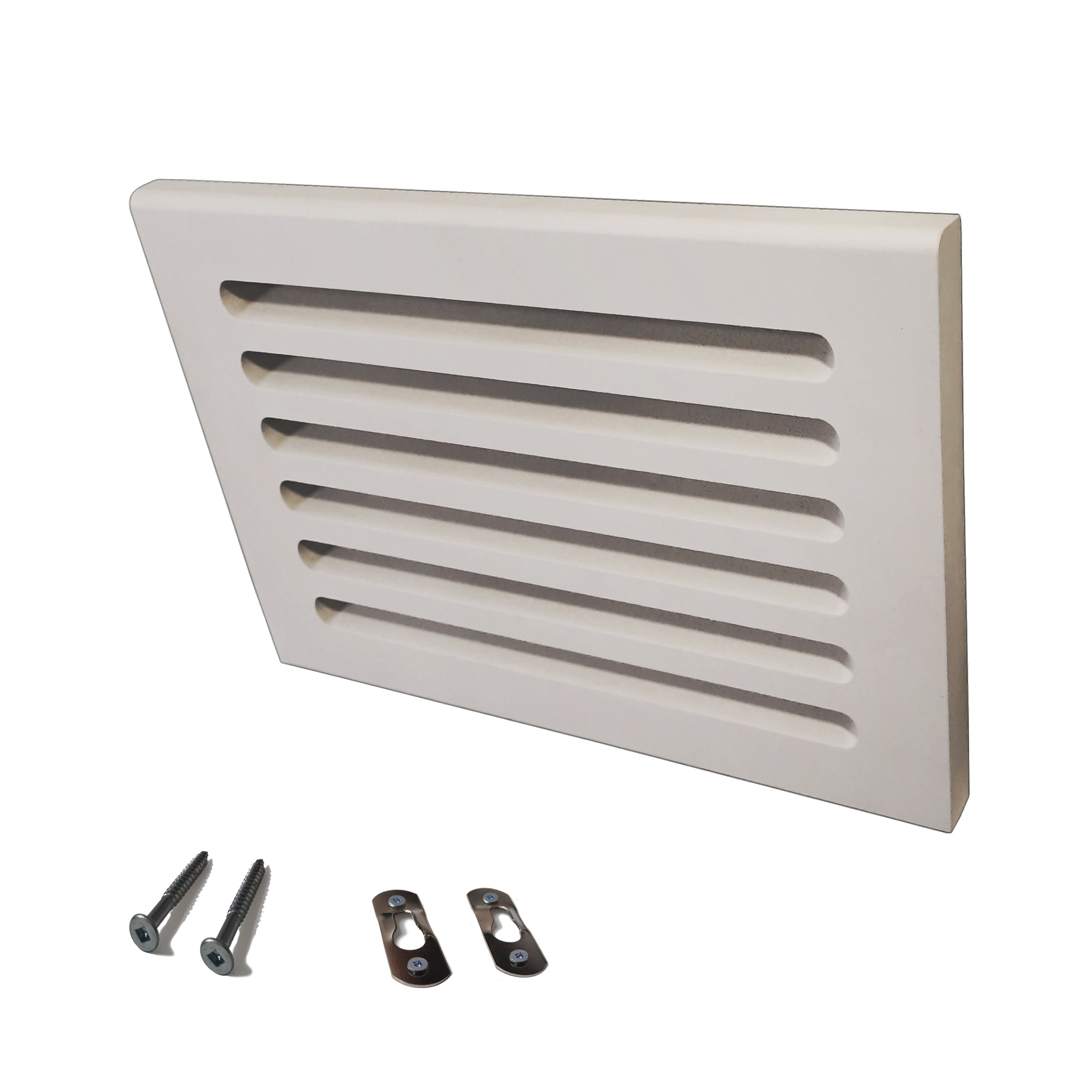 Svalzke 10 x 6" Cold Air Return | Install Kit | 3/4 x 12 x 8" Grill for Floor Level
