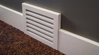 Svalzke 10 x 6" Cold Air Return | Install Kit | 3/4 x 12 x 8" Grill for Floor Level