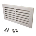 MDF Cold Air Return Vent Cover 14x6" with Install Kit | Paintable Wall Grill 16x8" Floor Level | Svalzke