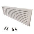 MDF Cold Air Return Vent Cover 30x8" with Install Kit | Paintable Wall Grill 32x10" Mid Wall | Svalzke