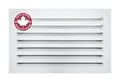 MDF Cold Air Return Vent Cover 14x8" | Paintable Wall Grill 1x16x10" | Snug Vent Original by Svalzke