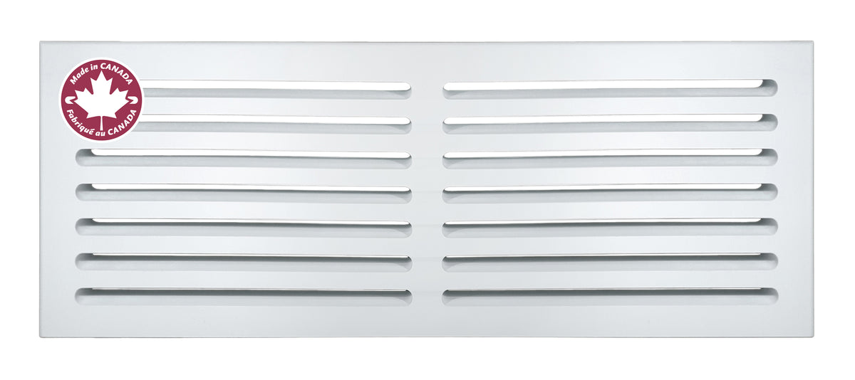 MDF Cold Air Return Vent Cover 24x8" | Paintable Wall Grill 1x26x10" | Snug Vent Original by Svalzke