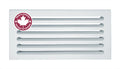 MDF Cold Air Return Vent Cover 14x6" | Paintable Wall Grill 1x16x8" | Snug Vent Original by Svalzke