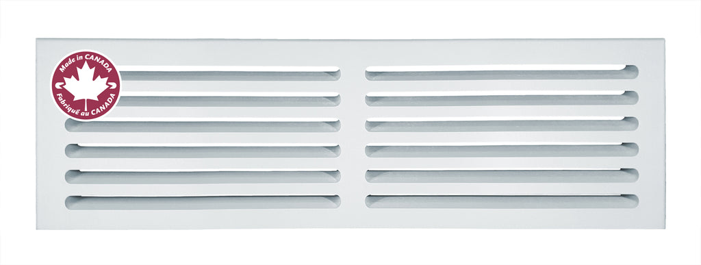 MDF Cold Air Return Vent Cover 24x6" | Paintable Wall Grill 1x26x8" | Snug Vent Original by Svalzke
