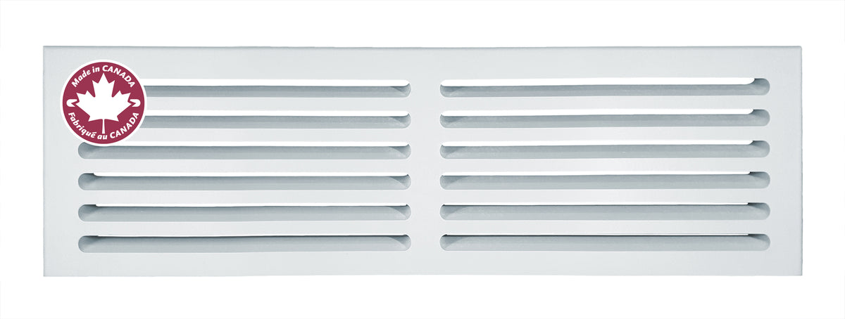 MDF Cold Air Return Vent Cover 24x6" | Paintable Wall Grill 1x26x8" | Snug Vent Original by Svalzke