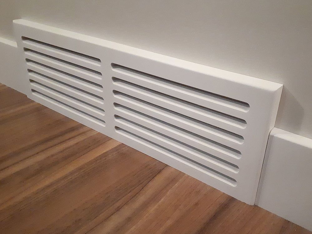 MDF Cold Air Return Vent Cover 24x6" | Paintable Wall Grill 1x26x8" | Snug Vent Original by Svalzke