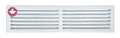 MDF Cold Air Return Vent Cover 30x6" | Paintable Wall Grill 1x32x8" | Snug Vent Original by Svalzke