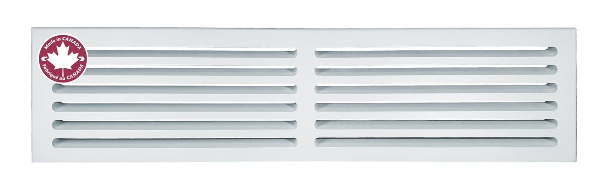 MDF Cold Air Return Vent Cover 30x6" | Paintable Wall Grill 1x32x8" | Snug Vent Original by Svalzke