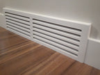 MDF Cold Air Return Vent Cover 30x6" | Paintable Wall Grill 1x32x8" | Snug Vent Original by Svalzke
