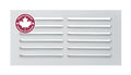 MDF Cold Air Return Vent Cover 14x6" | Paintable Wall Grill 16x8" | Snug Vent by Svalzke