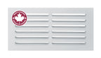 MDF Cold Air Return Vent Cover 14x6" | Paintable Wall Grill 16x8" | Snug Vent by Svalzke