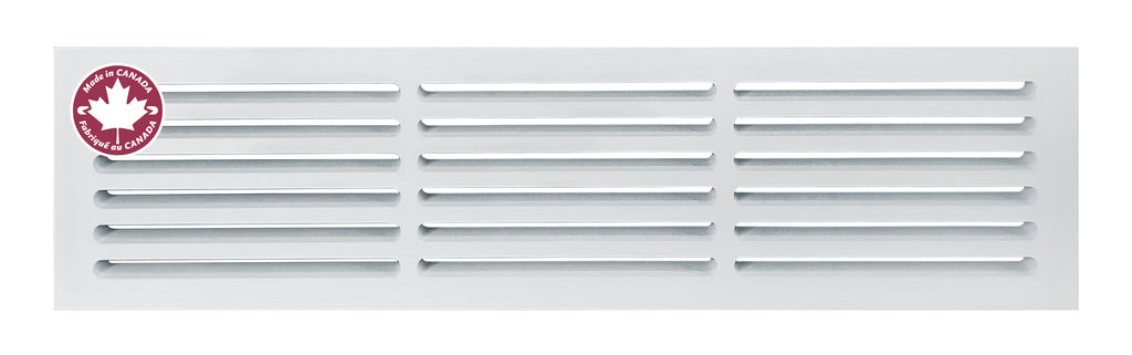 MDF Cold Air Return Vent Cover 30x6" | Paintable Wall Grill 32x8" | Snug Vent by Svalzke