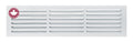 MDF Cold Air Return Vent Cover 30x6" | Paintable Wall Grill 32x8" | Snug Vent by Svalzke